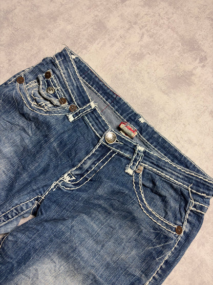 True Religion Joey Super T Straight Bootcut Denim Jeans (M)