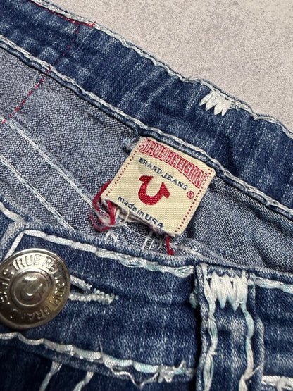 True Religion Joey Super T Straight Bootcut Denim Jeans (M)
