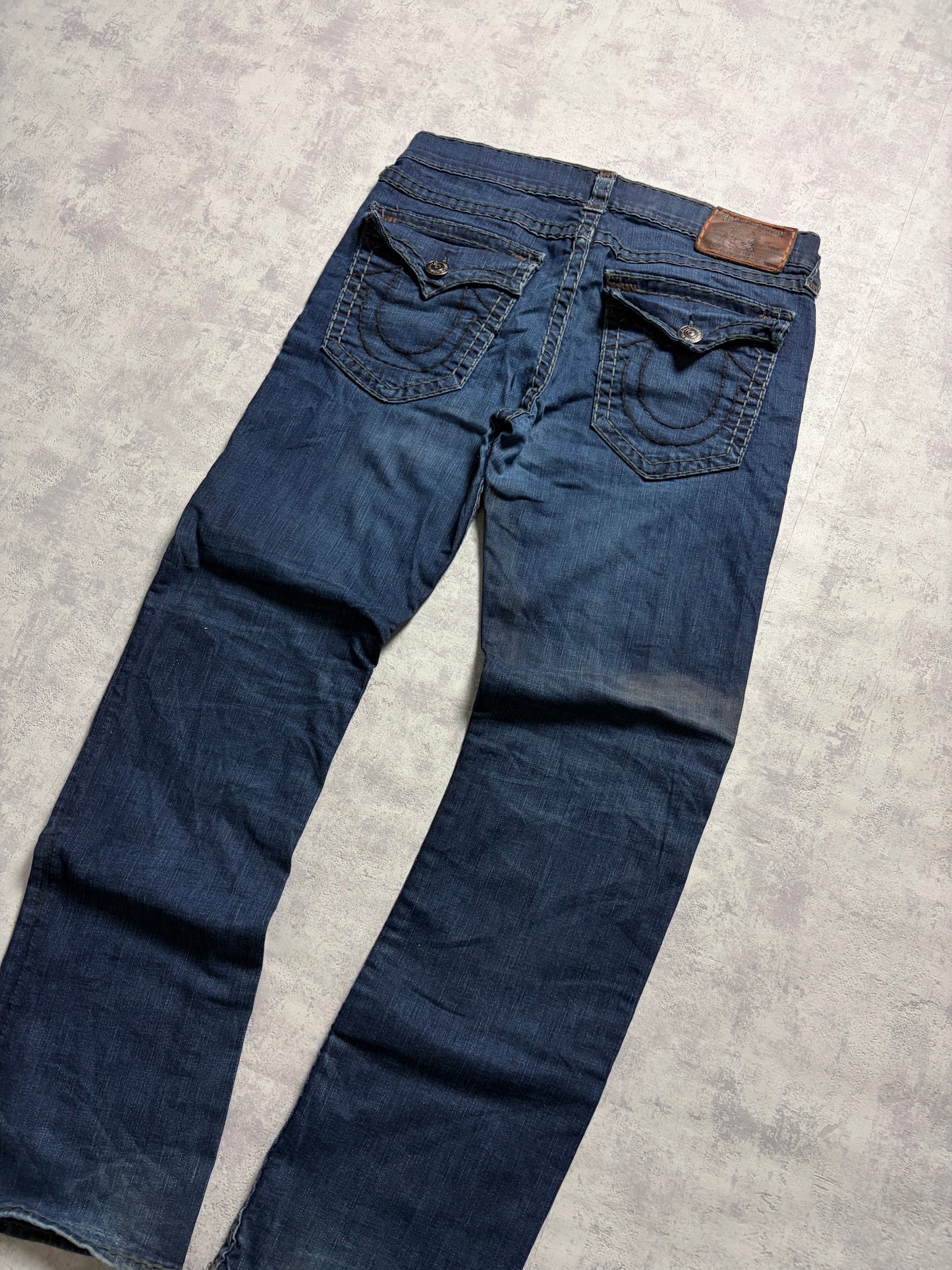 True Religion Ricky Super T Straight Bootcut Denim Jeans (L)