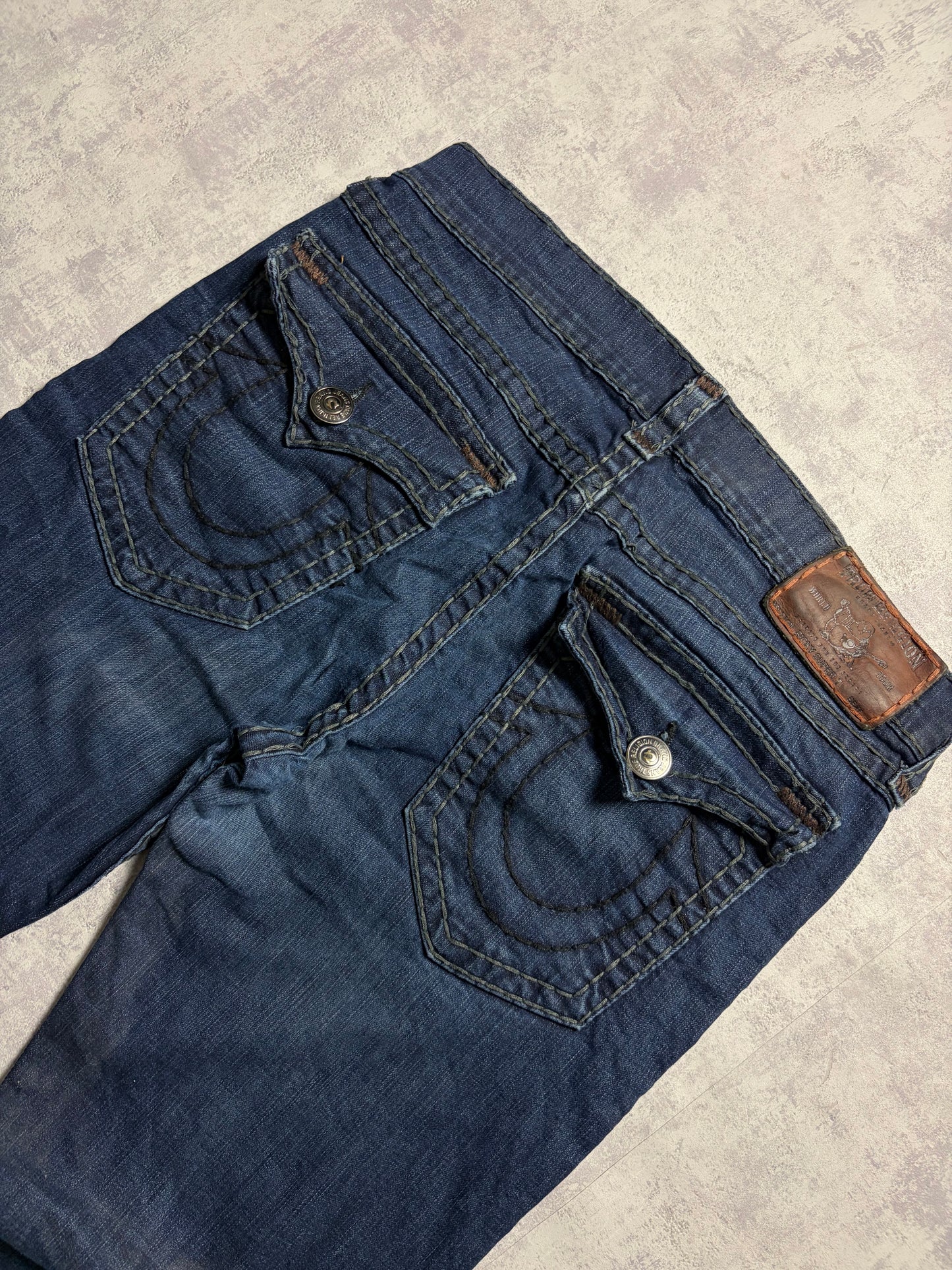 True Religion Ricky Super T Straight Bootcut Denim Jeans (L)