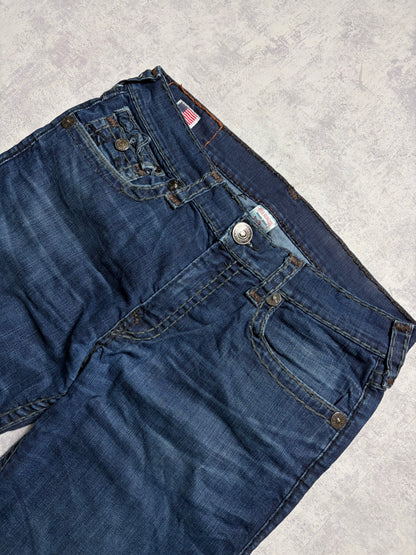 True Religion Ricky Super T Straight Bootcut Denim Jeans (L)