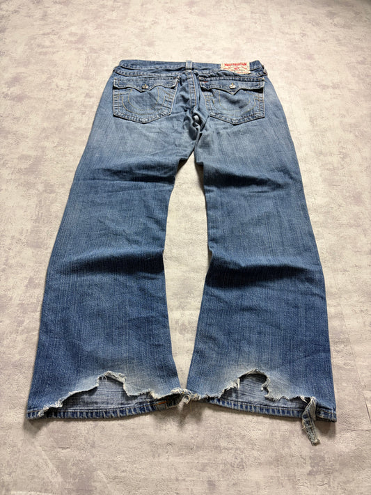 True Religion Ricky Straight Bootcut Denim Jeans (M)