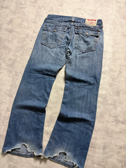 True Religion Ricky Straight Bootcut Denim Jeans (M)
