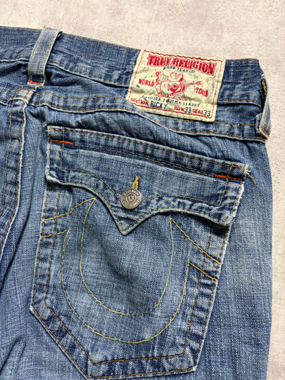 True Religion Ricky Straight Bootcut Denim Jeans (M)