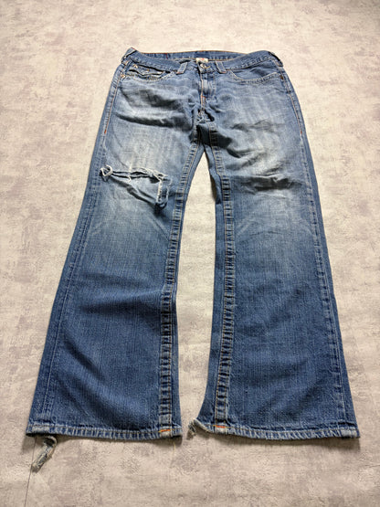 True Religion Ricky Straight Bootcut Denim Jeans (M)