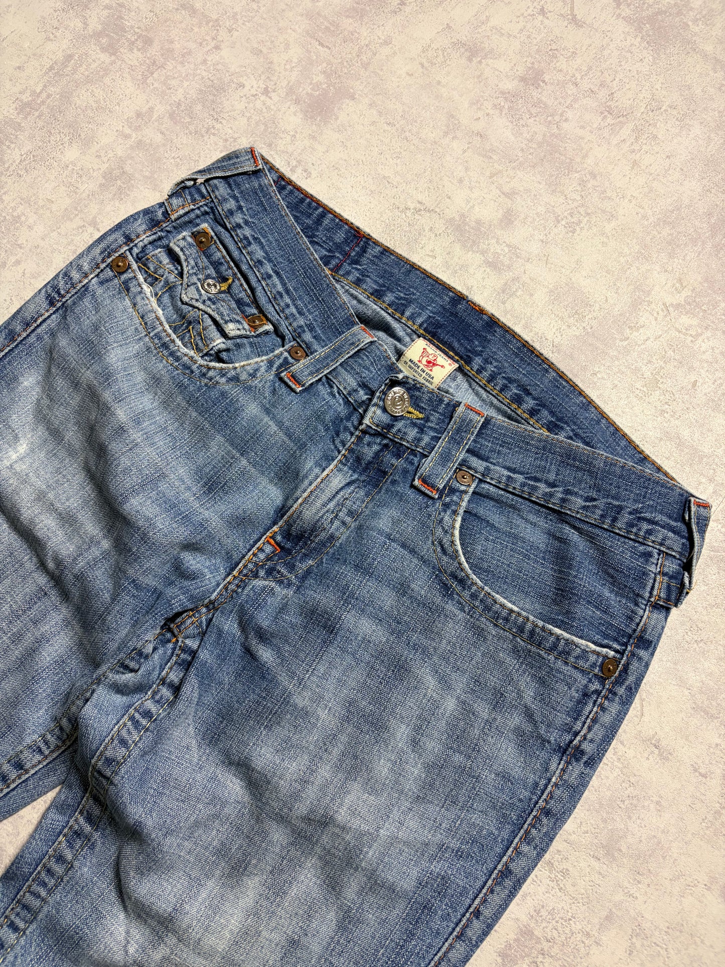 True Religion Ricky Straight Bootcut Denim Jeans (M)