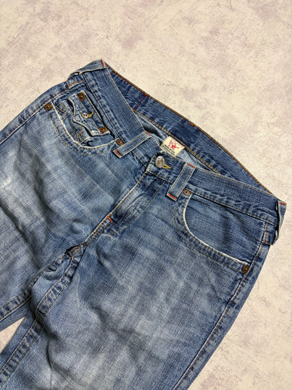 True Religion Ricky Straight Bootcut Denim Jeans (M)