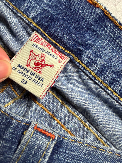 True Religion Ricky Straight Bootcut Denim Jeans (M)