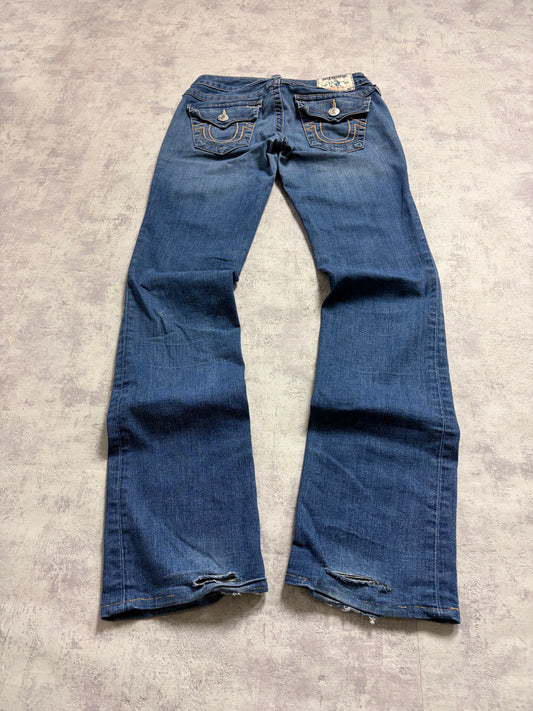True Religion Straight Bootcut Denim Jeans (S)