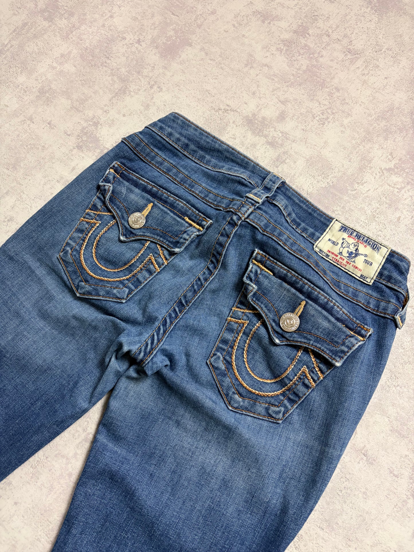 True Religion Straight Bootcut Denim Jeans (S)