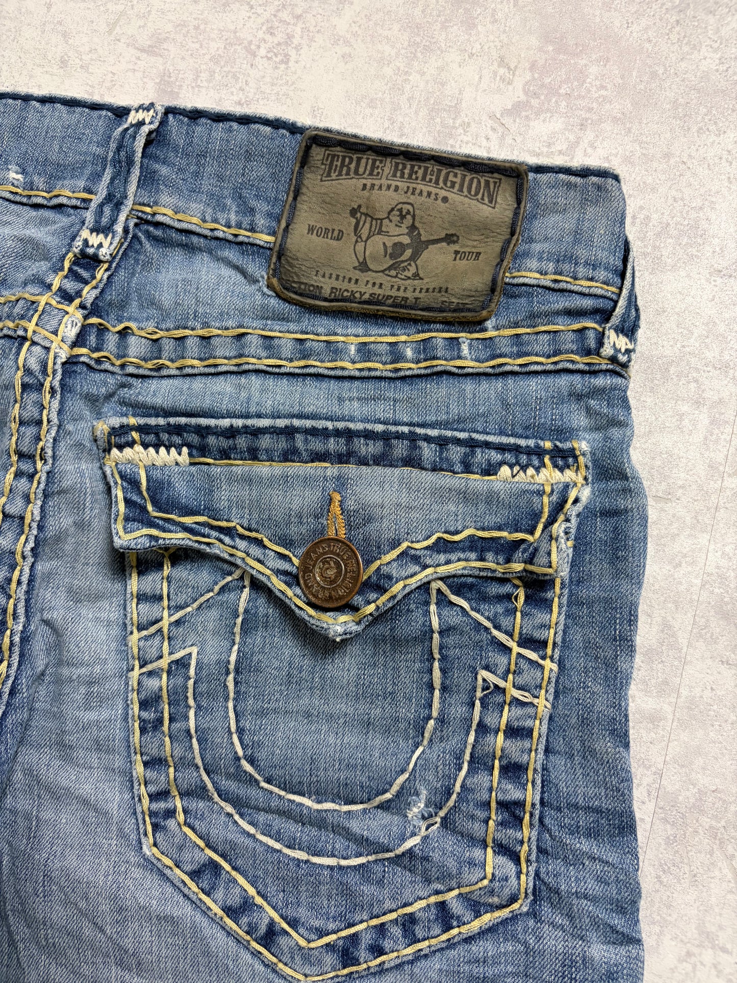 True Religion Straight Denim Jeans (M)