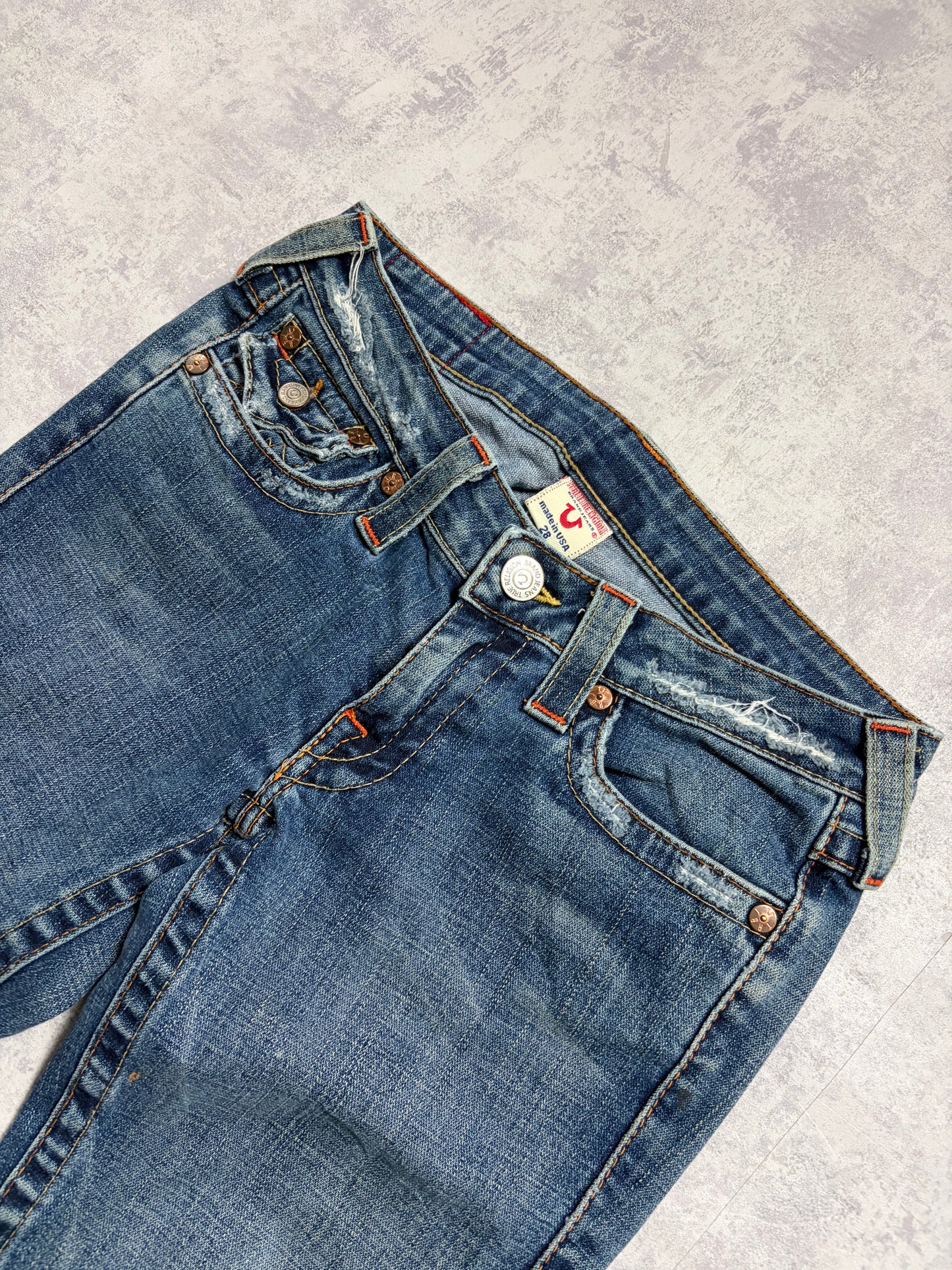 True Religion Straight Bootcut Denim Jeans (S)