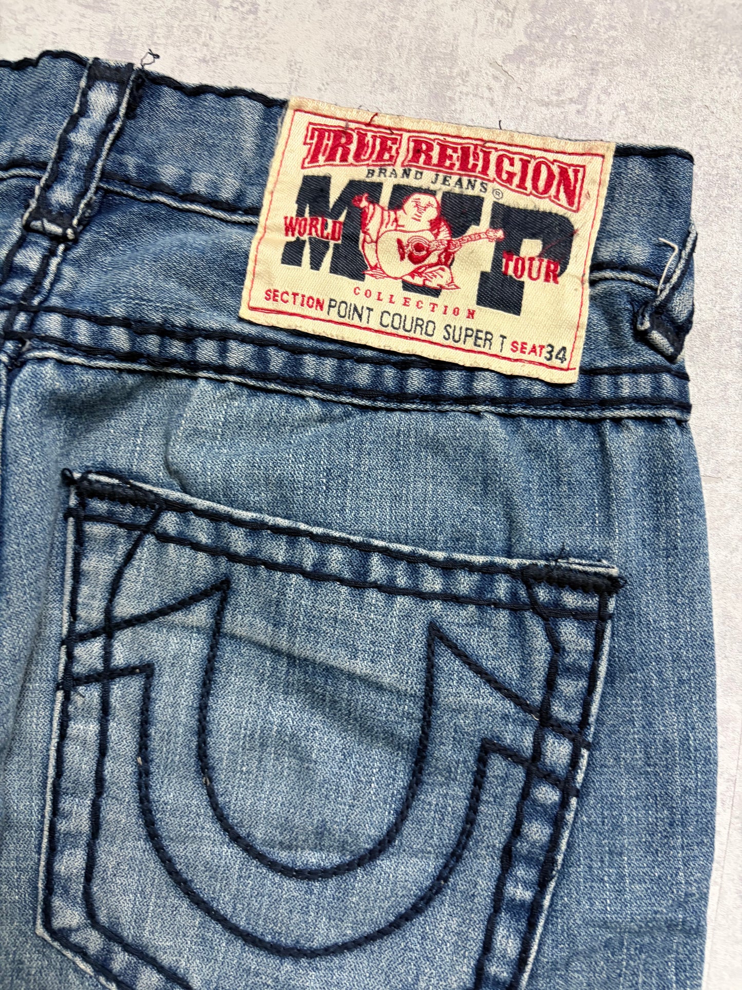 True Religion Straight Denim Jeans (M)