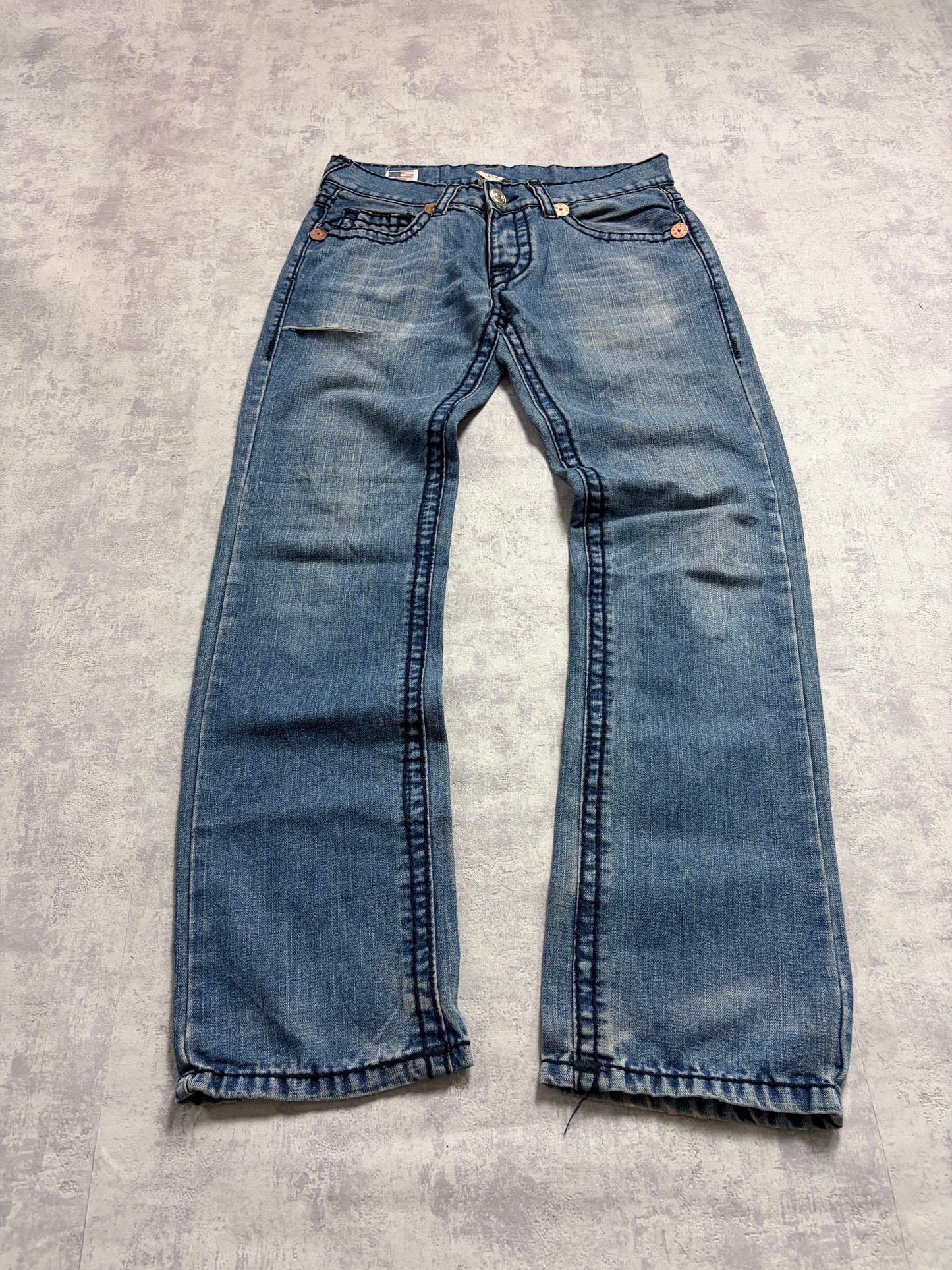 True Religion Straight Denim Jeans (M)