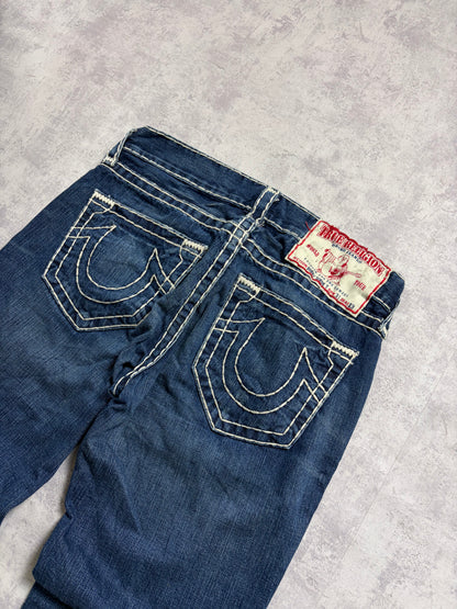 True Religion Straight Ripped Denim Jeans (M)