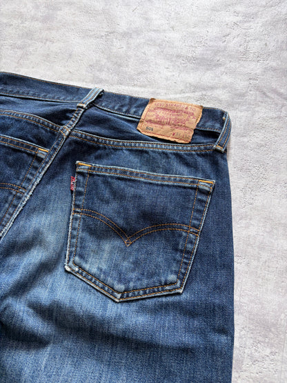 Vintage Straight Fit Levis 501 Jeans Denim (M - W31 L32)