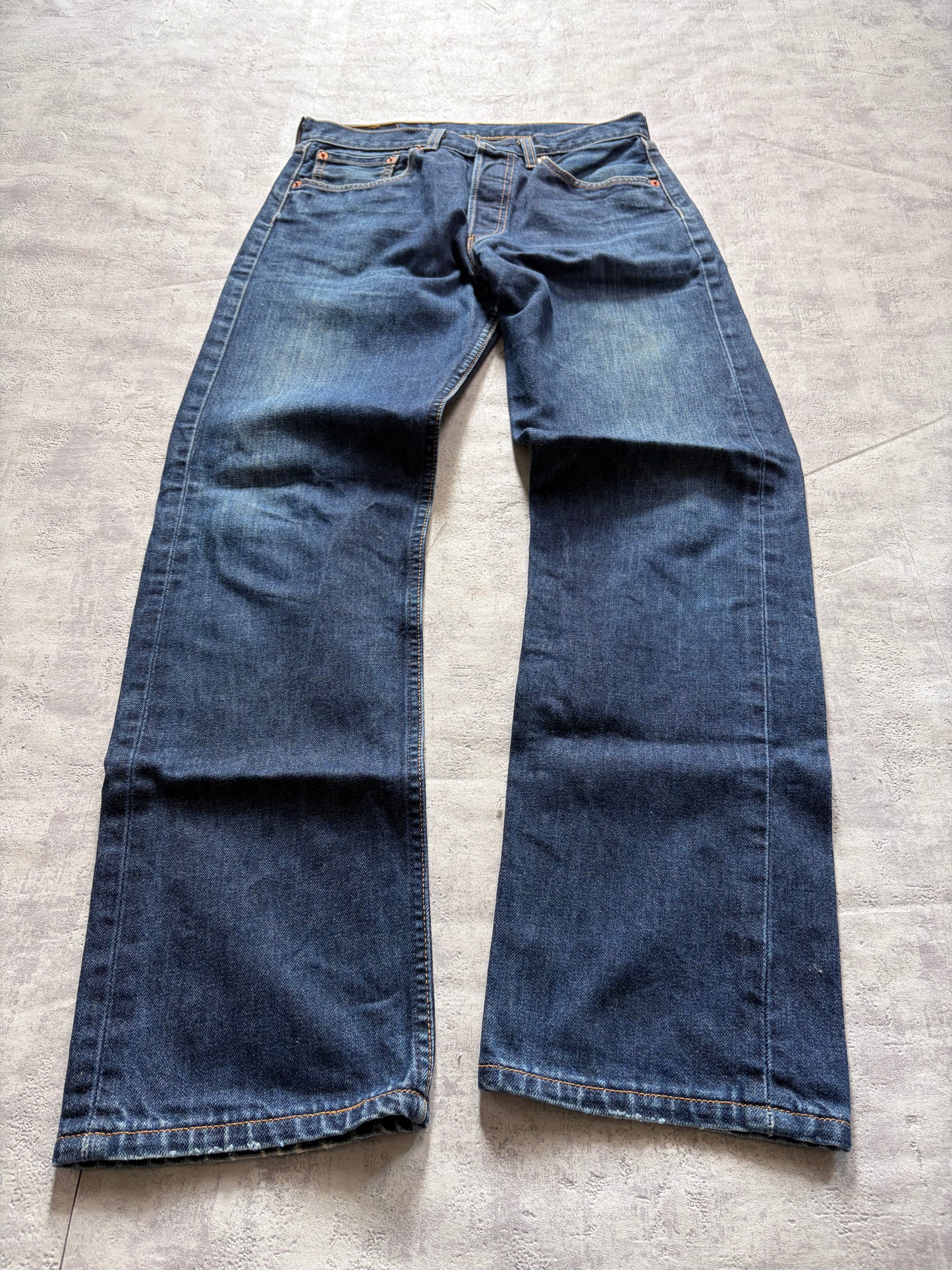 Vintage Straight Fit Levis 501 Jeans Denim (M - W31 L32)