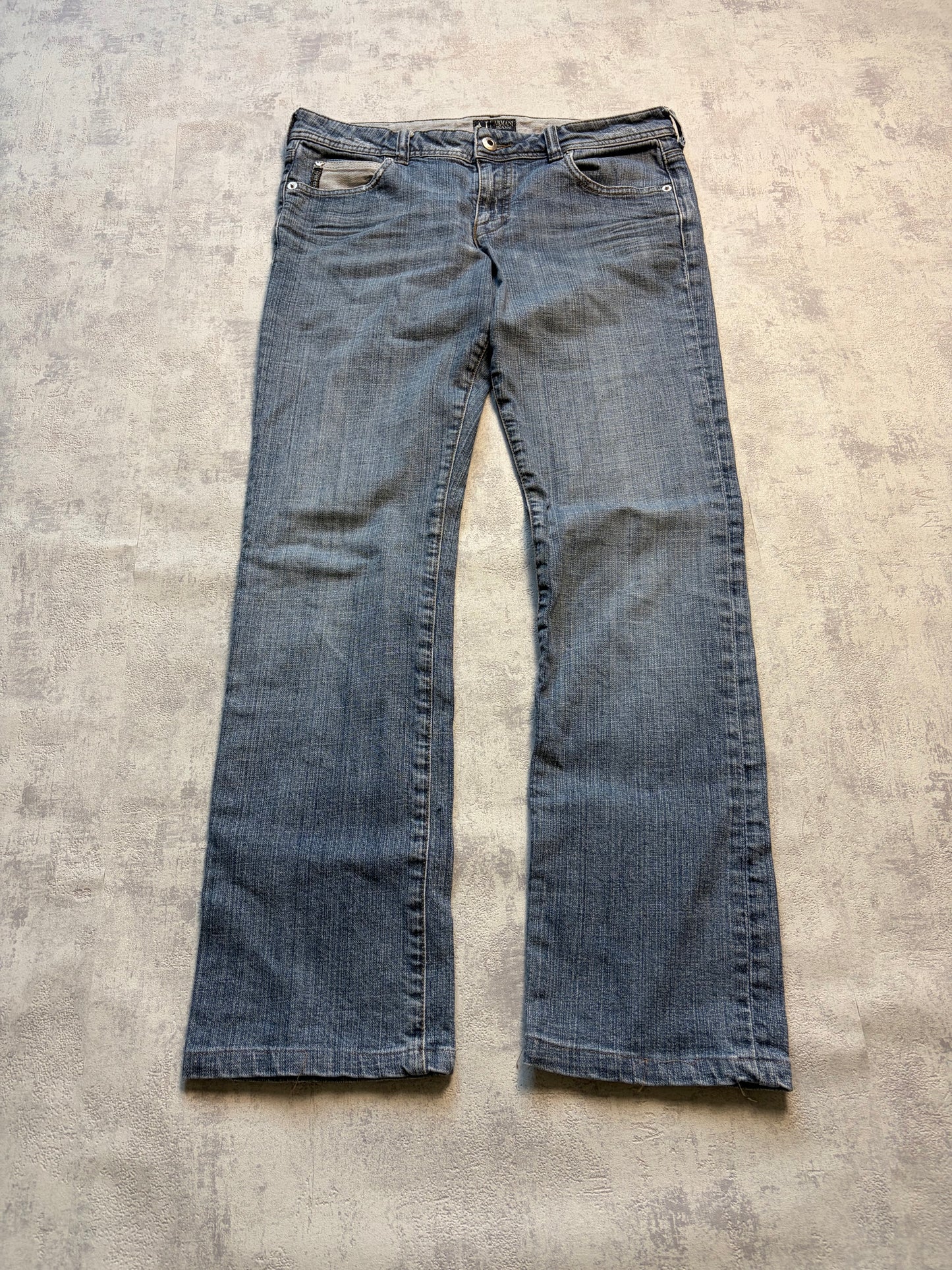 Vintage 2000s Armani Jeans Straight Fit Jeans  (S)