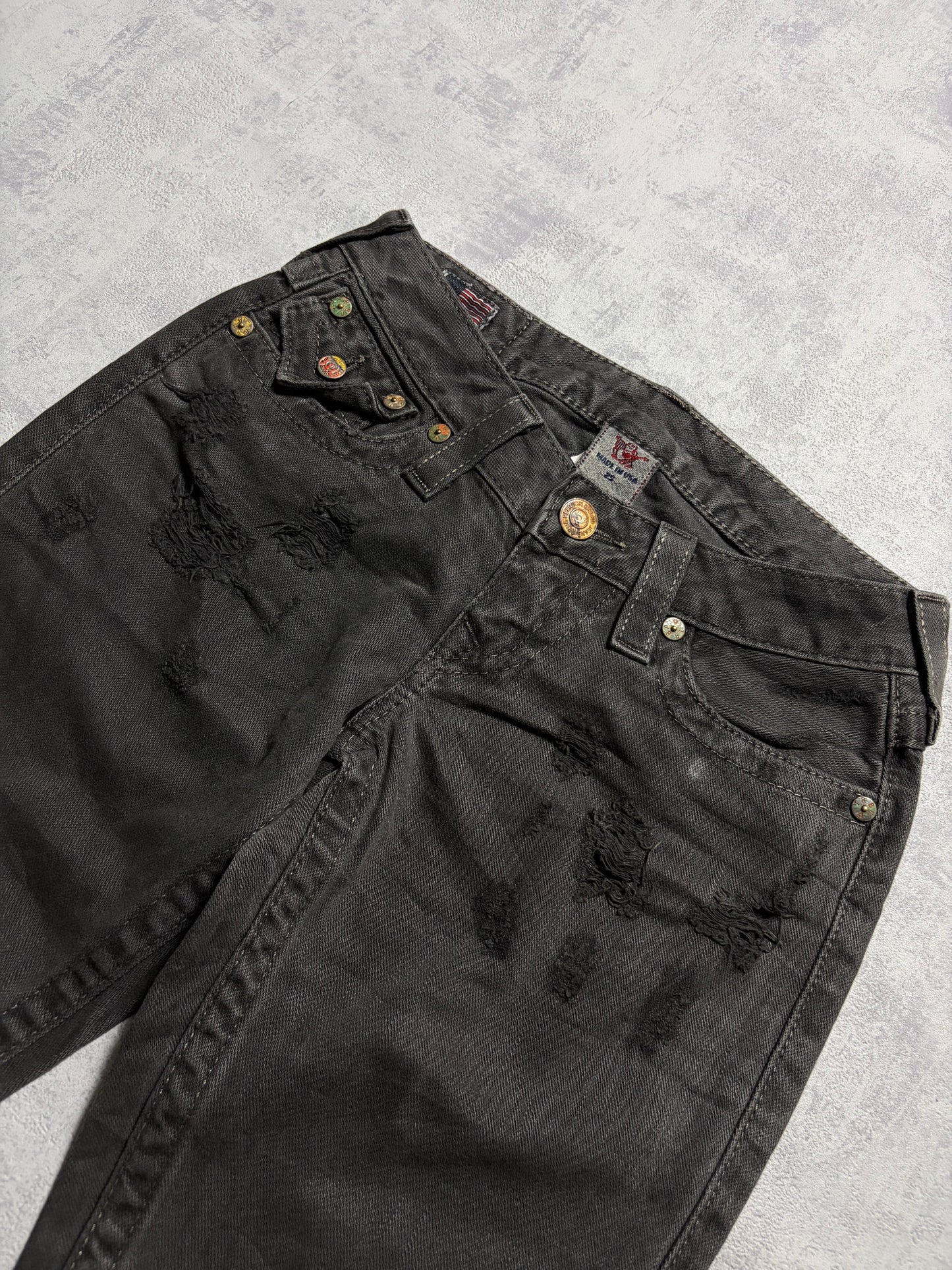 Vintage True Religion Straight Slim Fit Denim Jeans (XS/S)