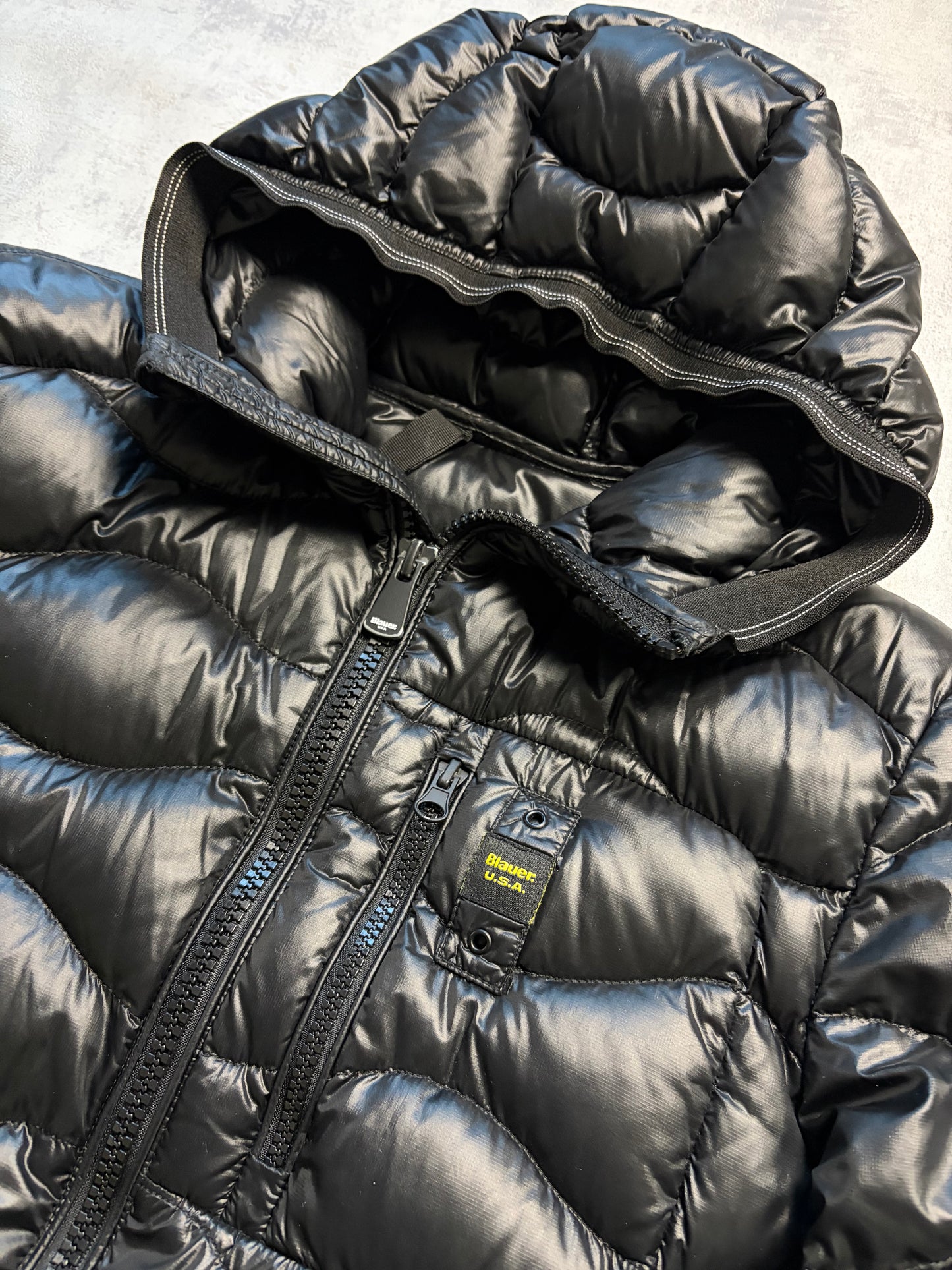Blauer USA Puffer Jacket Shiny Black (S)