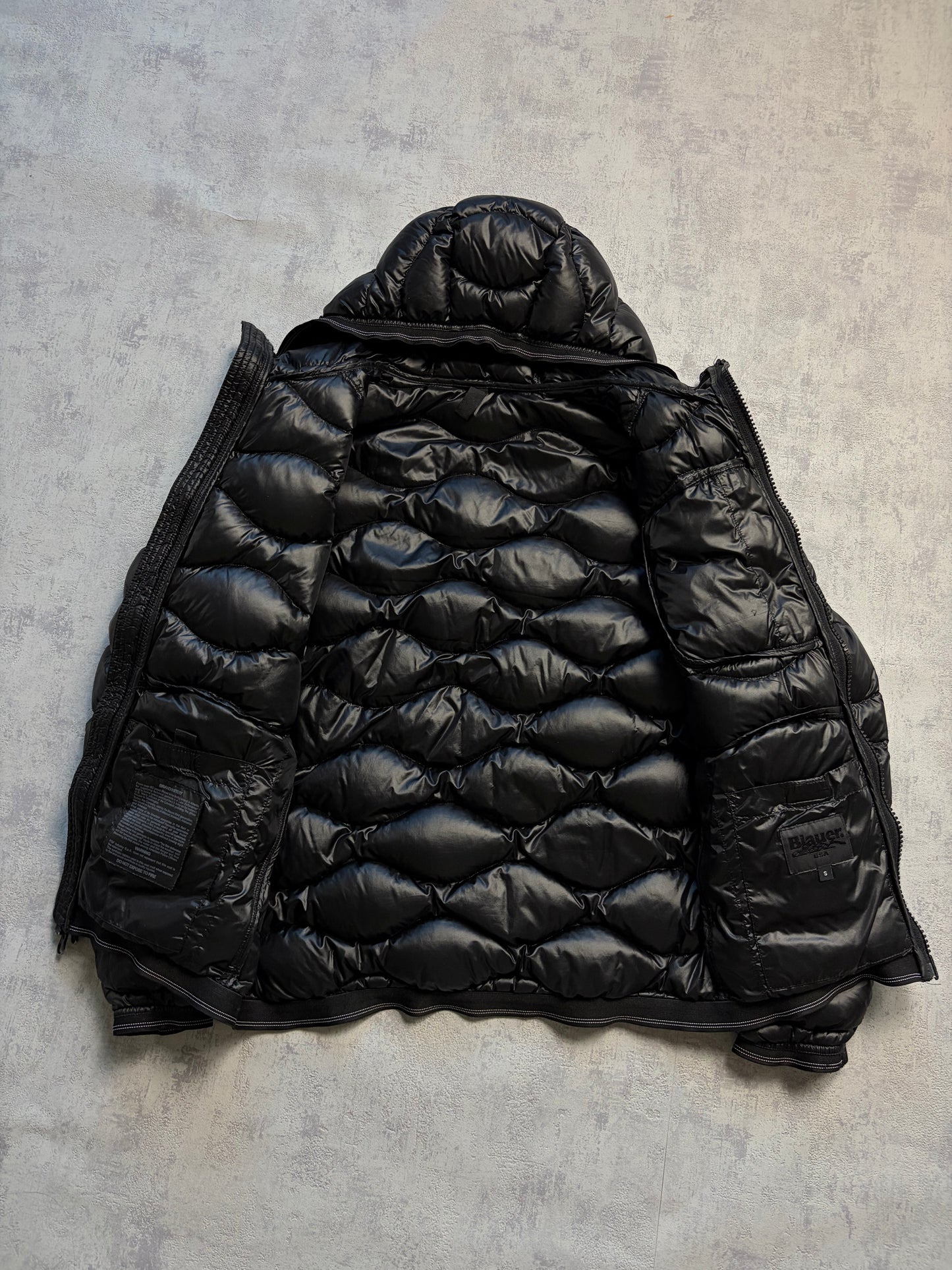 Blauer USA Puffer Jacket Shiny Black (S)