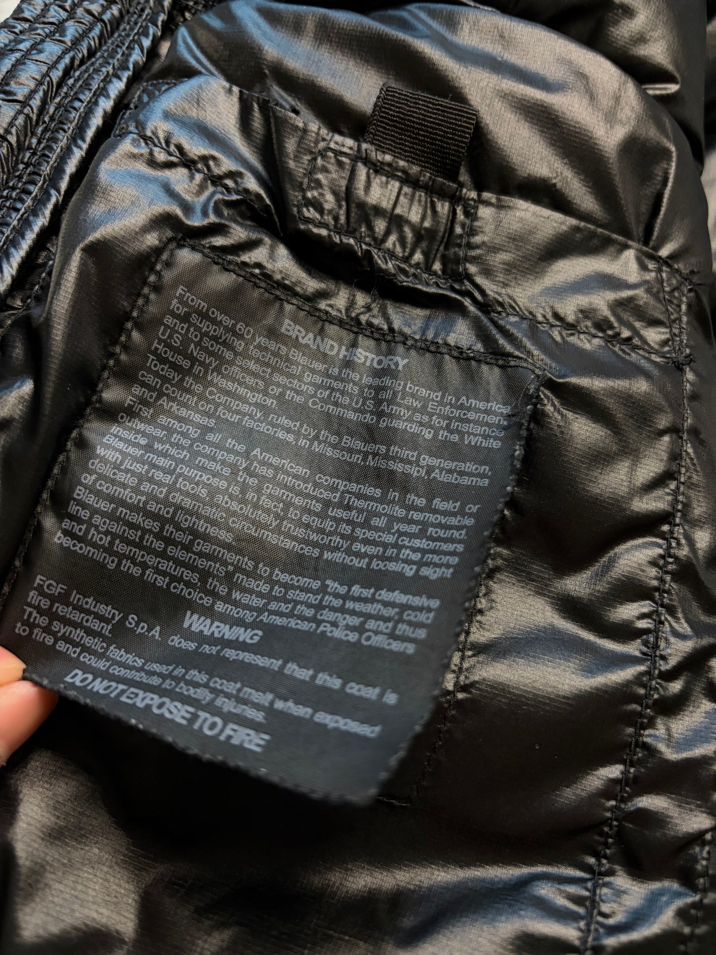 Blauer USA Puffer Jacket Shiny Black (S)