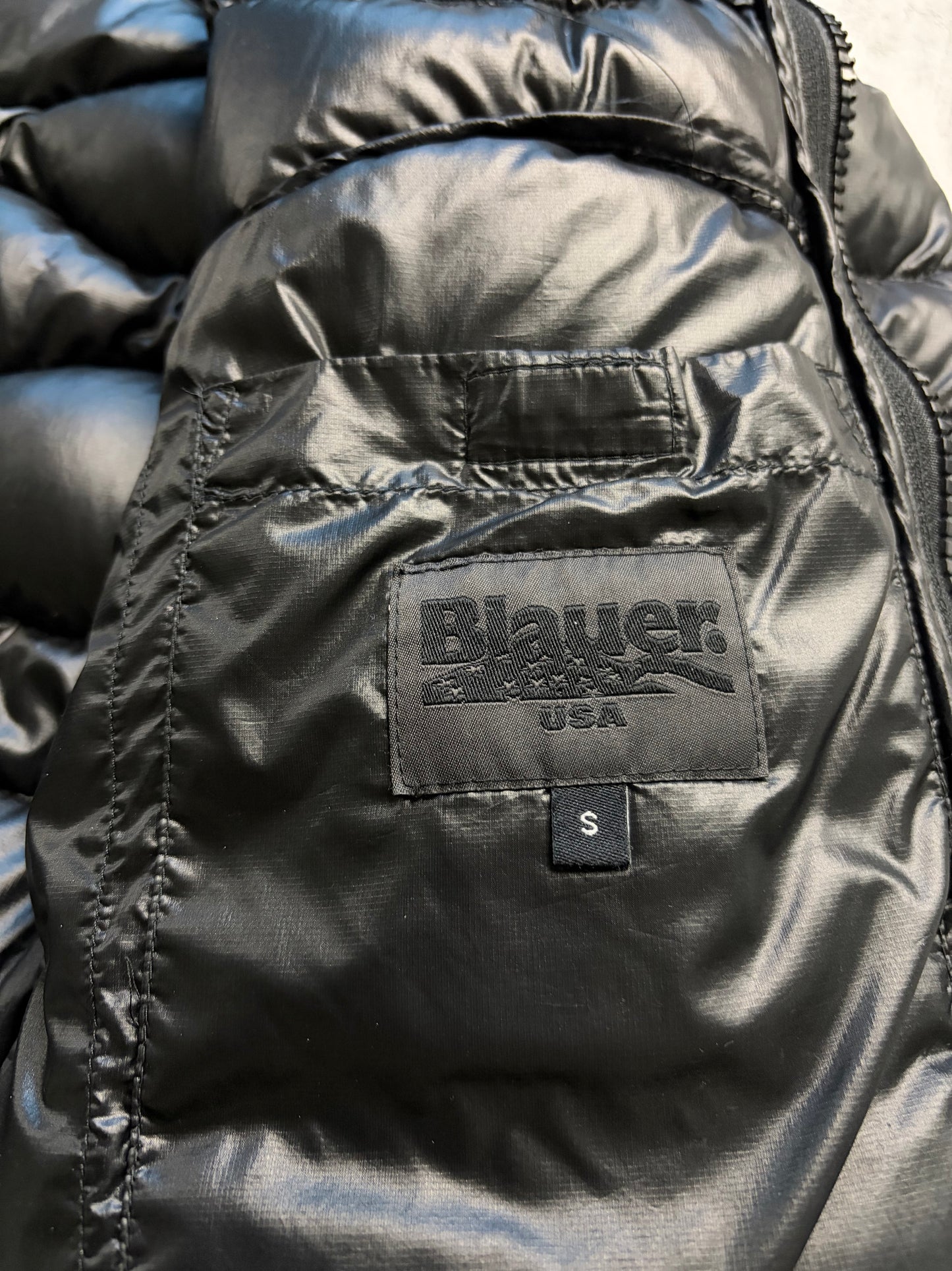 Blauer USA Puffer Jacket Shiny Black (S)