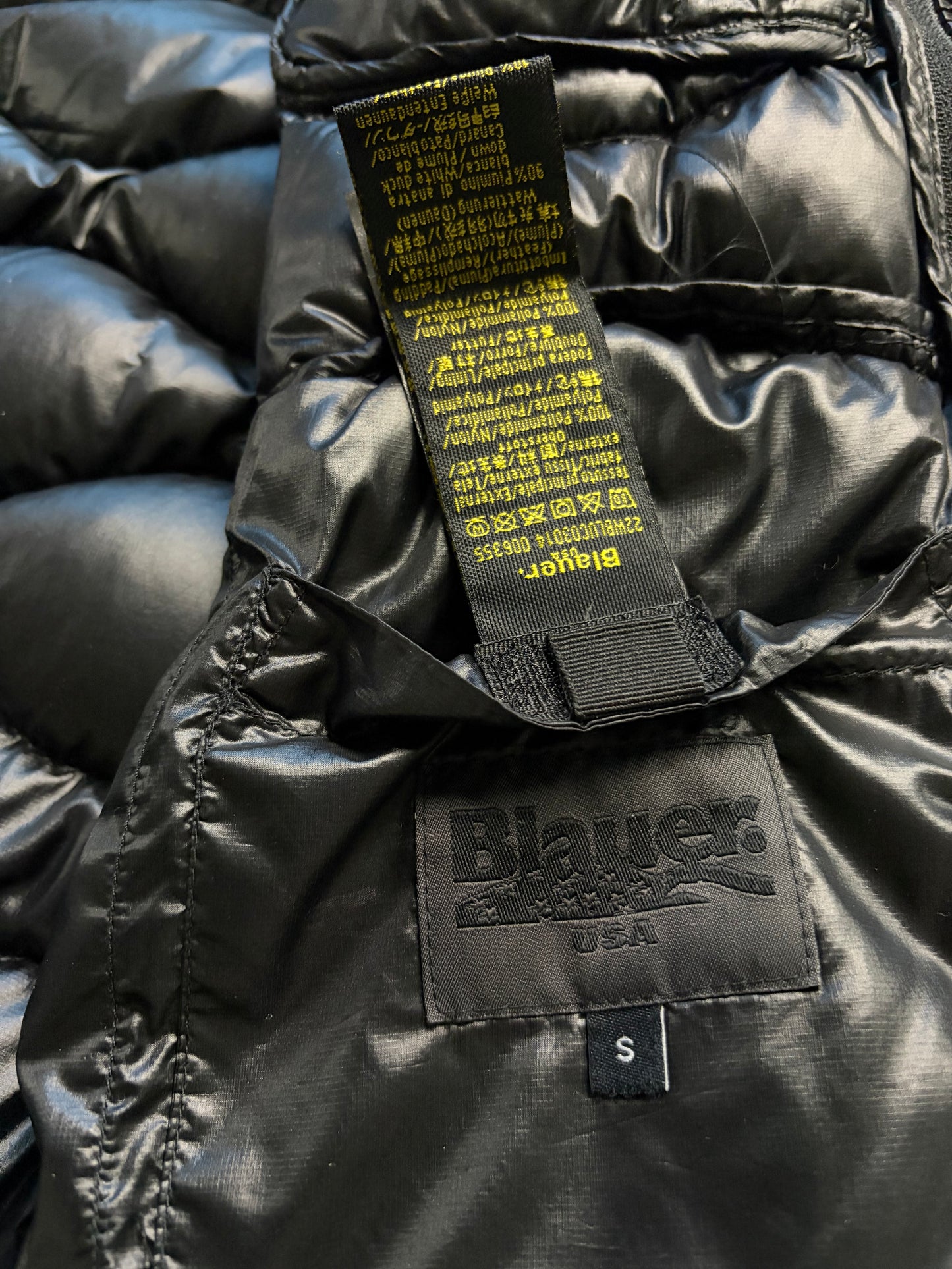 Blauer USA Puffer Jacket Shiny Black (S)