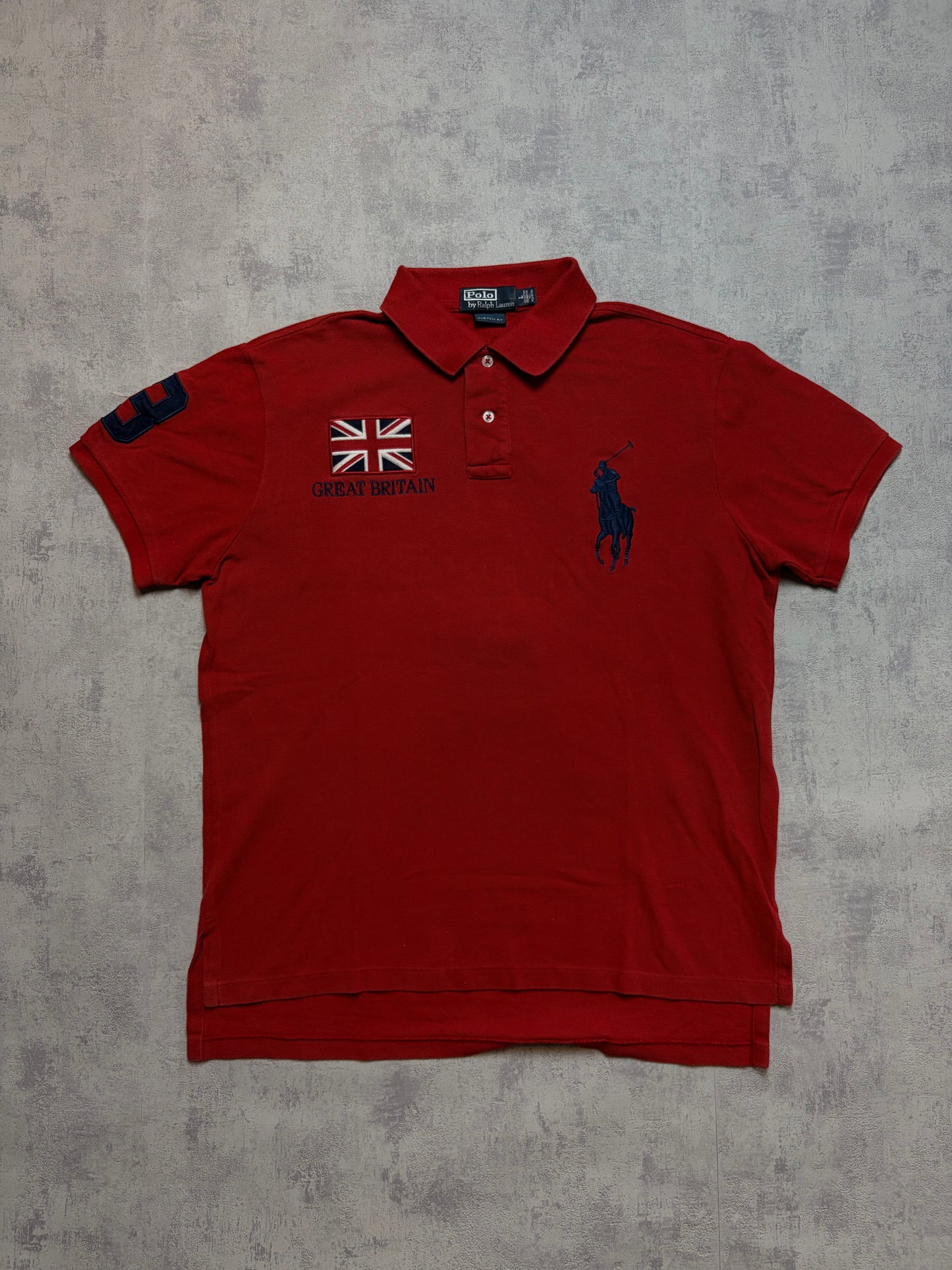 Polo Ralph Lauren Great Britain Big Pony Poloshirt (L)
