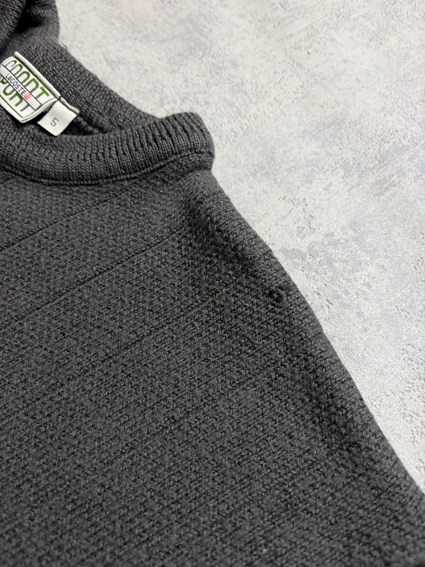 Vintage 2000s Lacoste Sweater with Stripe (S)