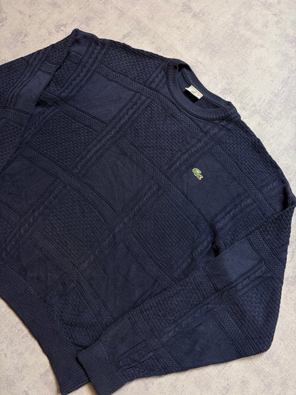 Vintage 2000s Lacoste Sweater Cable Knitwear (L/XL)