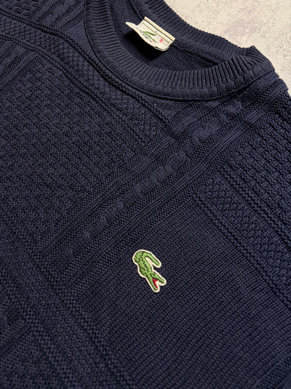 Vintage 2000s Lacoste Sweater Cable Knitwear (L/XL)