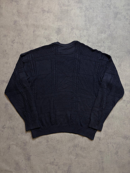Vintage 2000s Lacoste Sweater Cable Knitwear (L/XL)
