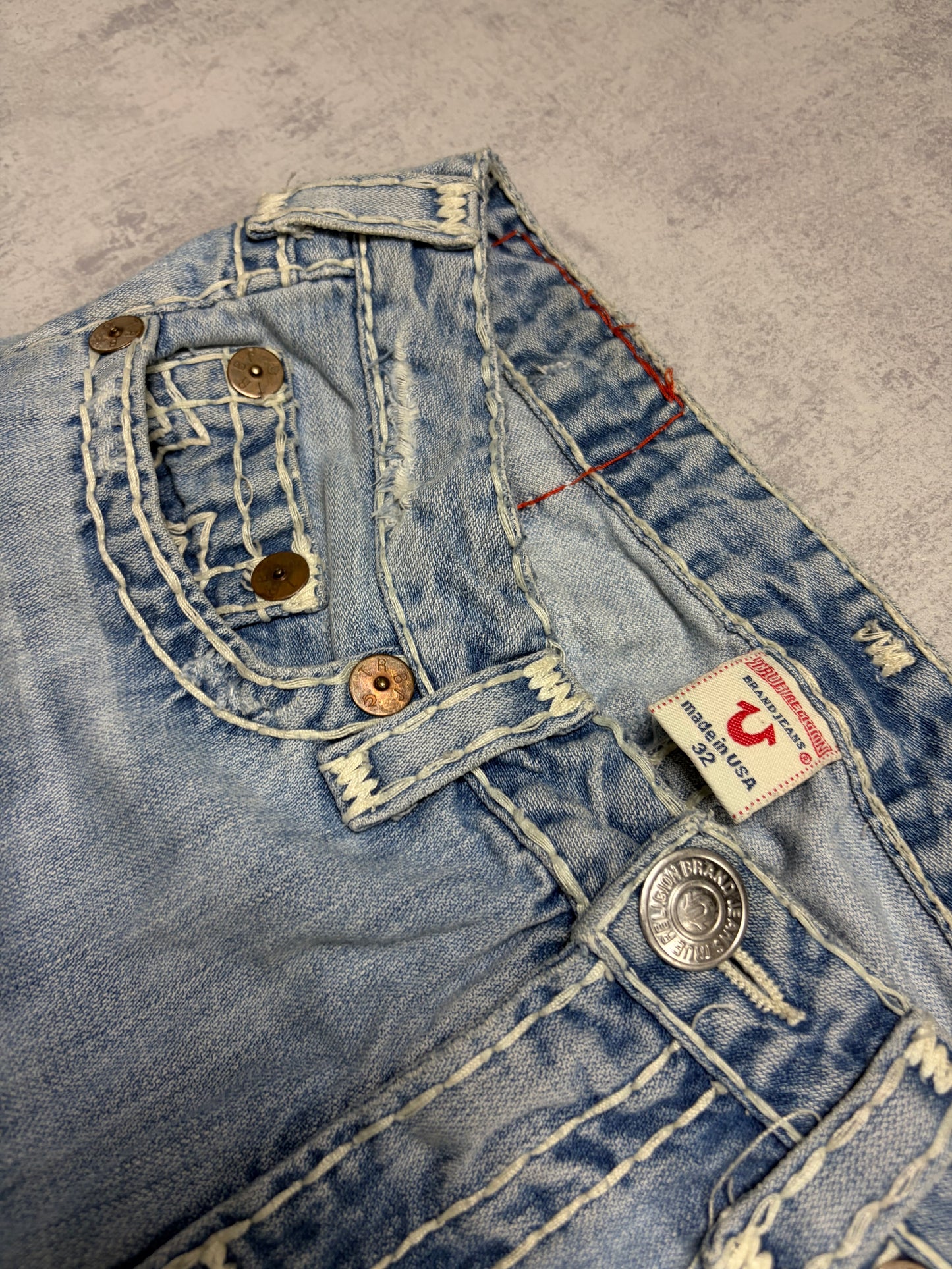 True Religion Straight Bootcut Denim Jeans (M - W32)