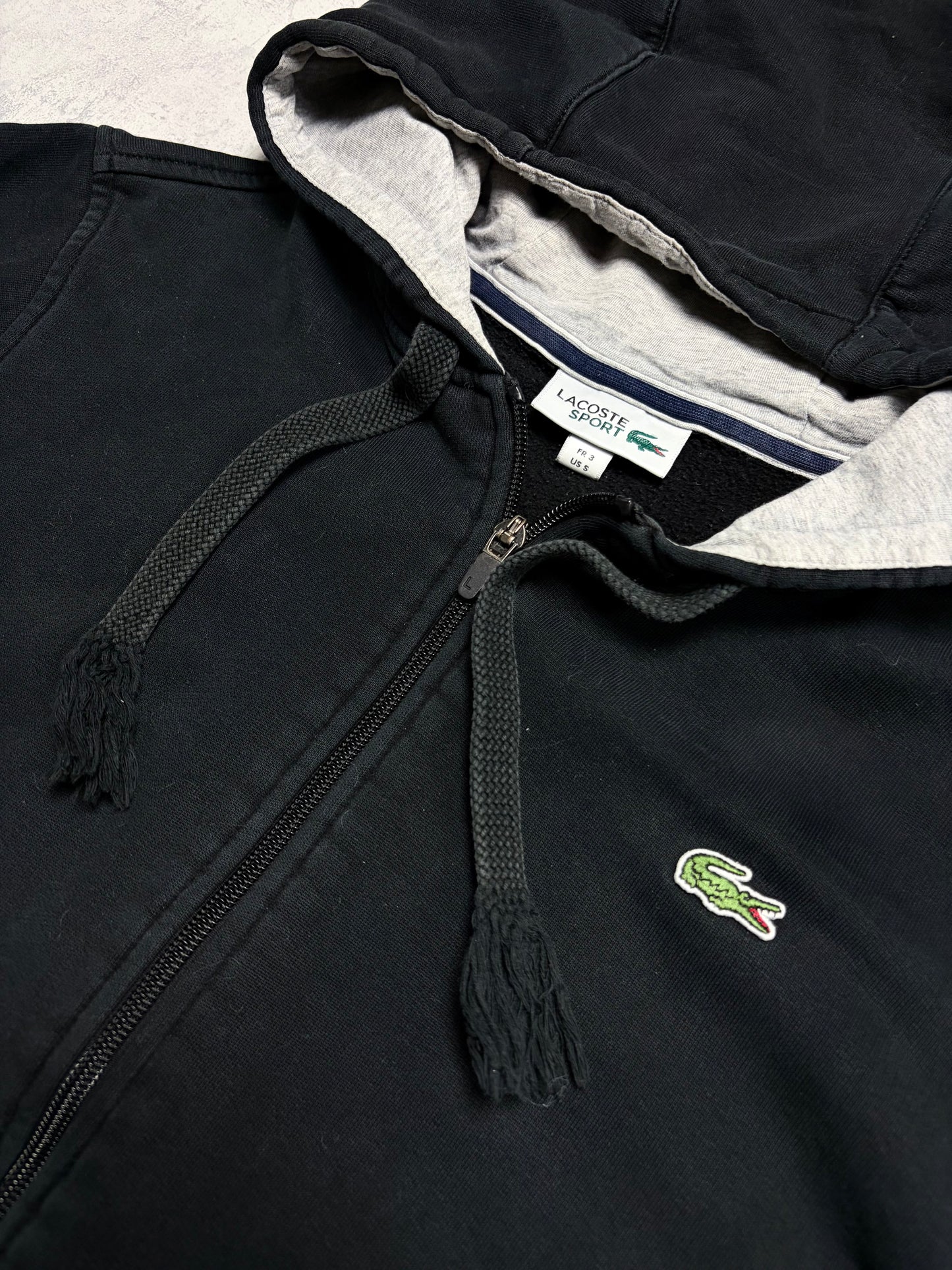 Lacoste Zipper Kapuzenpullover (S)