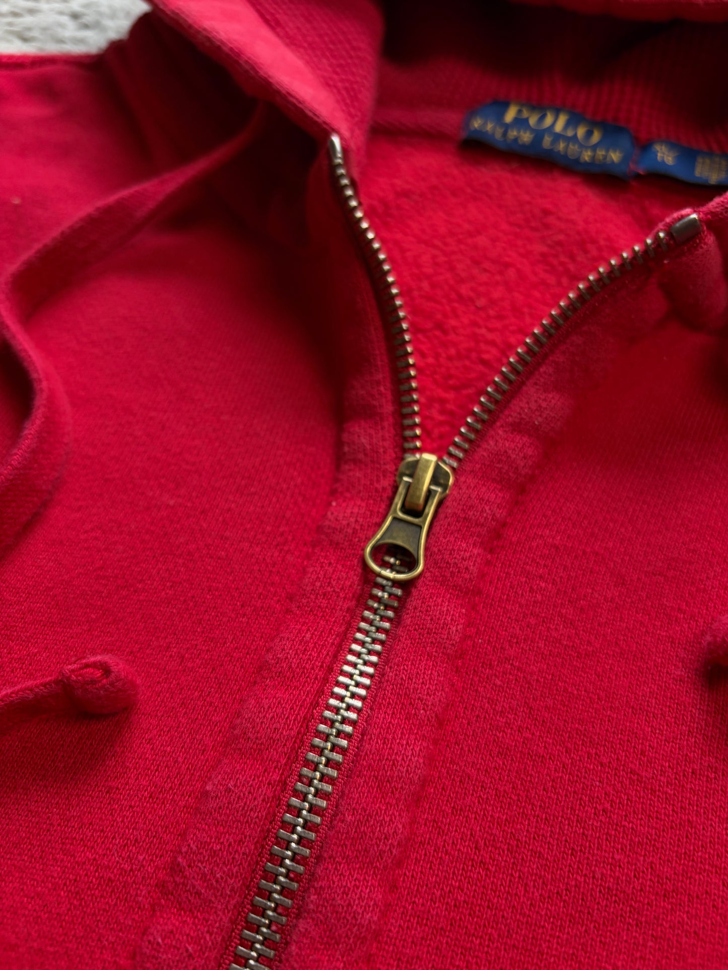 Polo Ralph Lauren 2000s Big Pony Kapuzen Zipper Pullover Sweatshirt (L/XL)