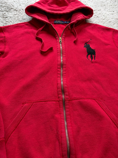 Polo Ralph Lauren 2000s Big Pony Kapuzen Zipper Pullover Sweatshirt (L/XL)