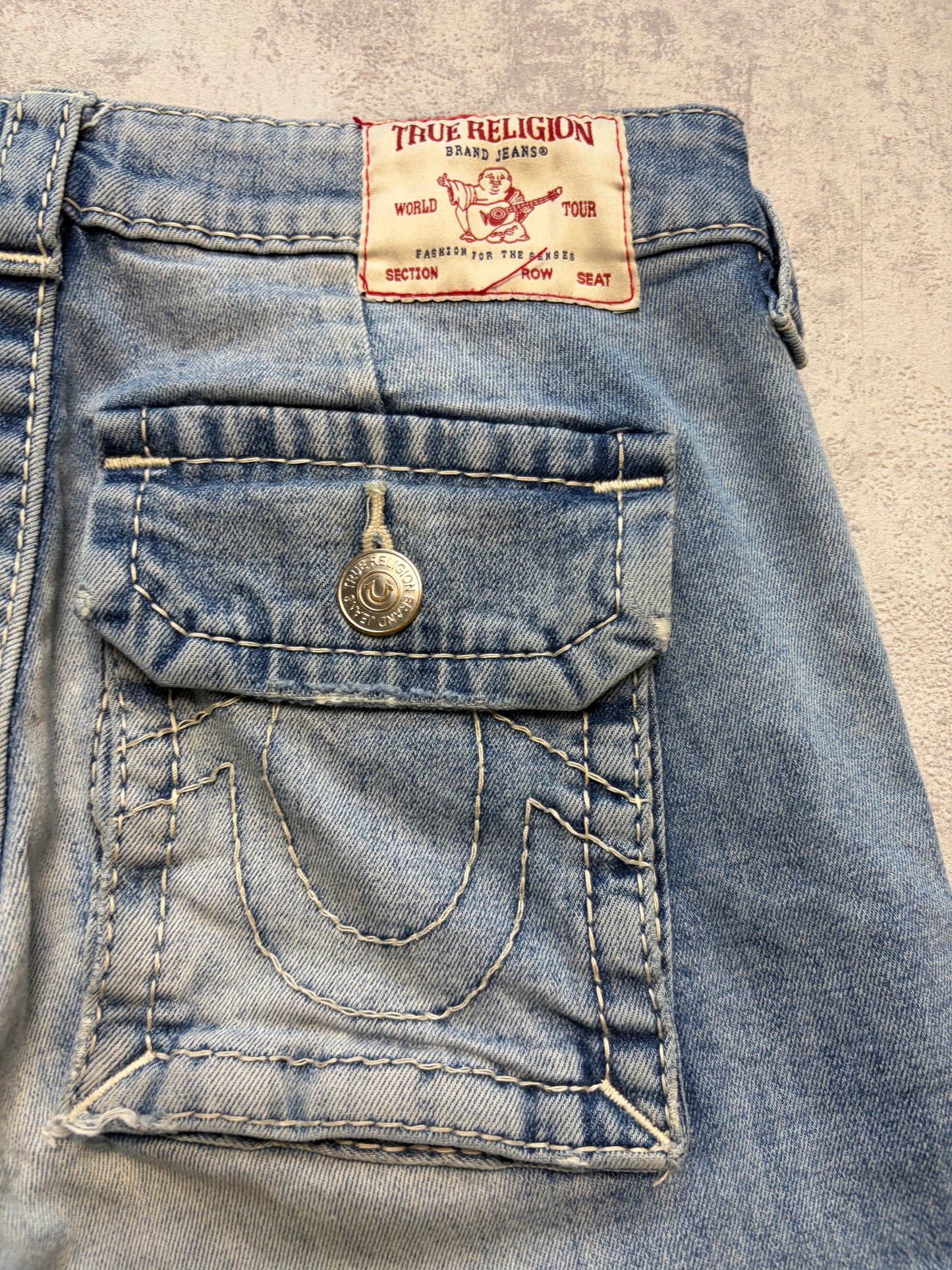 True Religion Baggy Denim Jeans (S - W25)