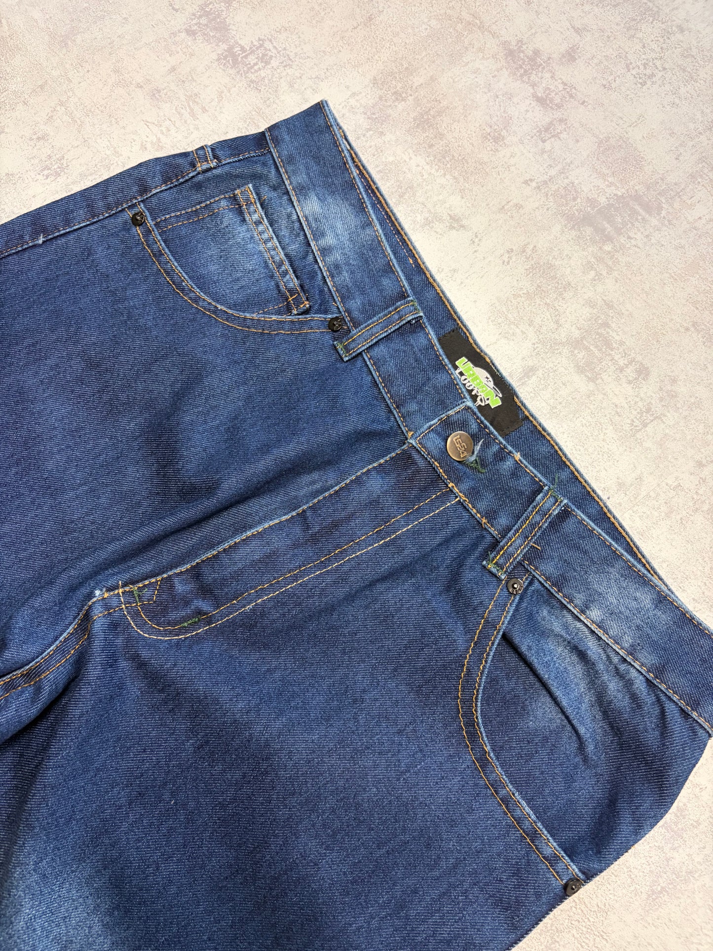 Vintage Japanese Style Baggy Straight Denim Jeans (M/L - W34)