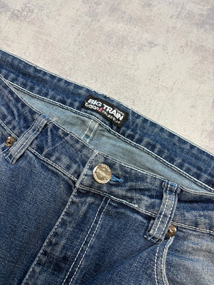 Vintage Japanese Style Big Train Straight Denim Jeans (M/L)