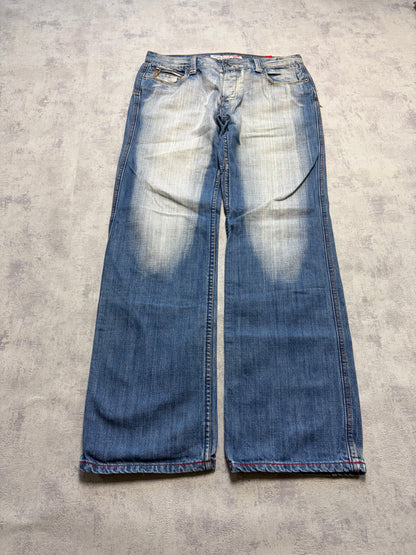 Vintage Japanese Style Straight Denim Jeans (M - W33)