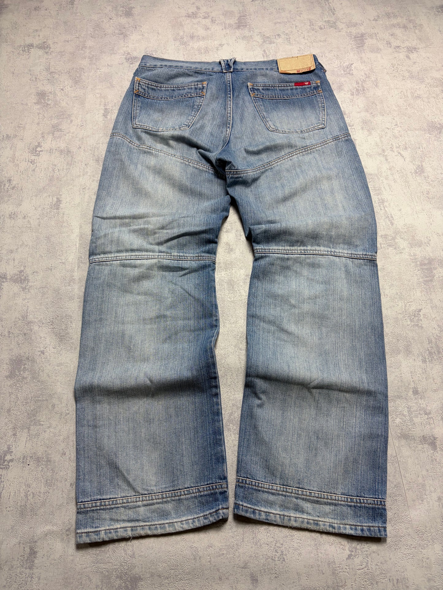Vintage Japanese Style Mustang Straight Denim Jeans (S - W33 L32)