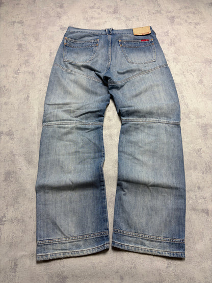 Vintage Japanese Style Mustang Straight Denim Jeans (S - W33 L32)
