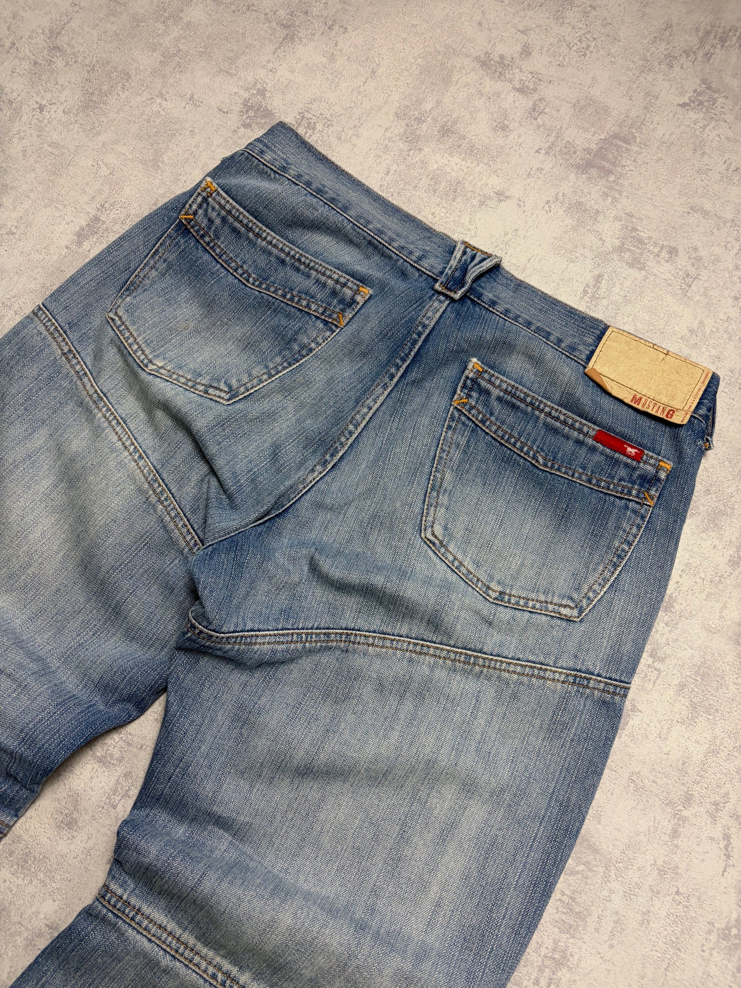 Vintage Japanese Style Mustang Straight Denim Jeans (S - W33 L32)