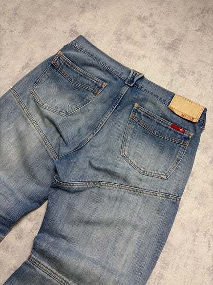 Vintage Japanese Style Mustang Straight Denim Jeans (S - W33 L32)