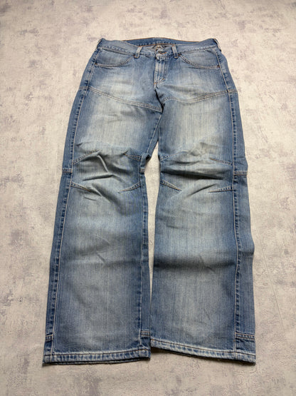 Vintage Japanese Style Mustang Straight Denim Jeans (S - W33 L32)