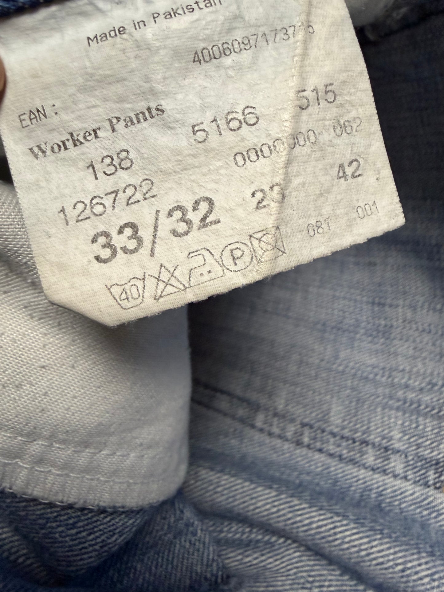 Vintage Japanese Style Mustang Straight Denim Jeans (S - W33 L32)