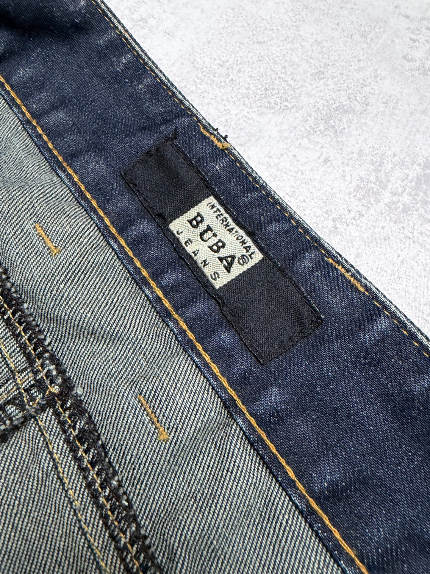 Vintage Japanese Style Baggy Straight Denim Jeans (L/XL)