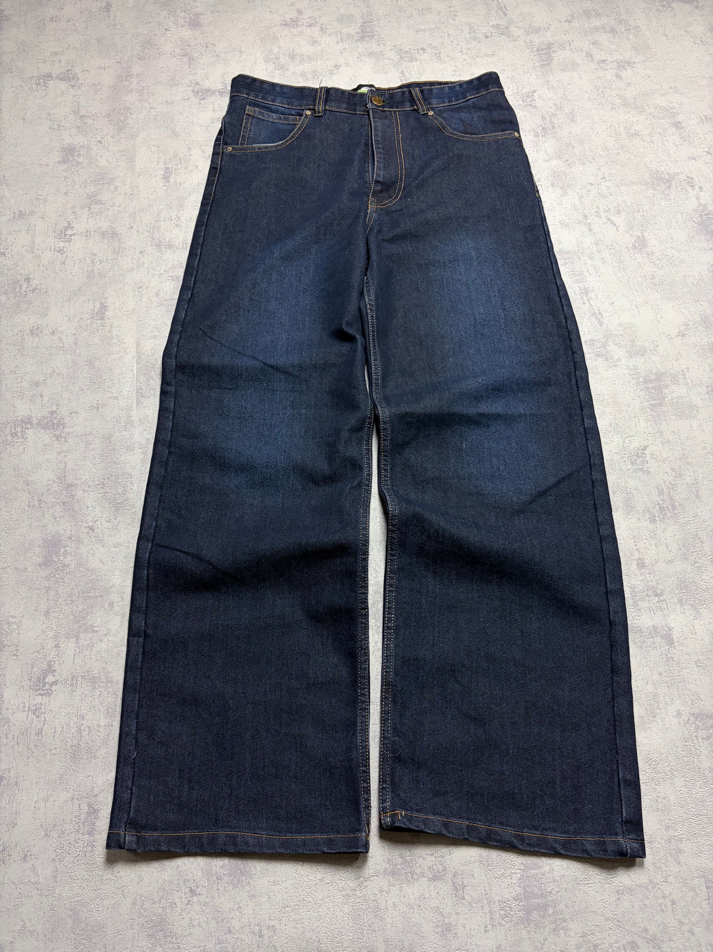 Vintage Japanese Style Baggy Straight Denim Jeans (L/XL - W36 L32)