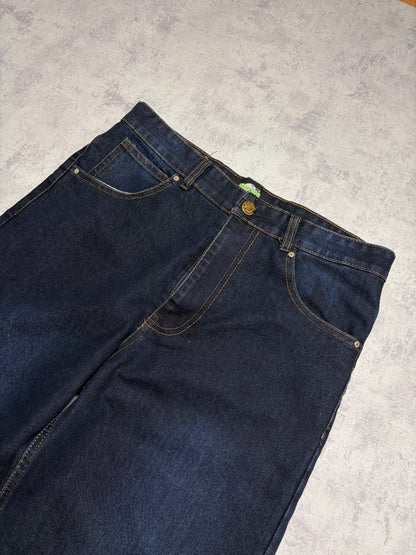 Vintage Japanese Style Baggy Straight Denim Jeans (L/XL - W36 L32)